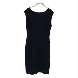 Eileen  Fisher Perfect solid Little Black dress sleevless mid thigh length xs